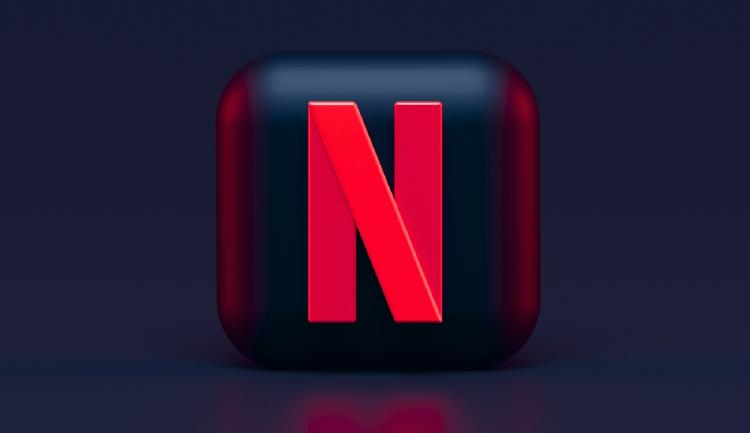 Logo de Netflix televisor